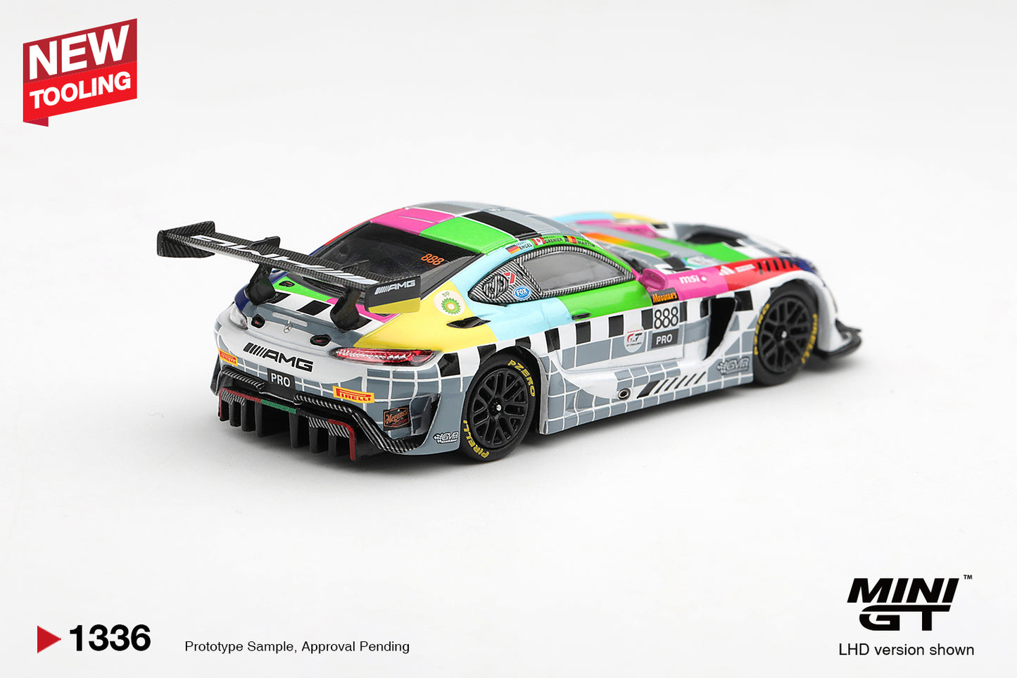 *PRE-ORDER* MINI GT 1336 Mercedes AMG GT3 #888 GVR Motorsport