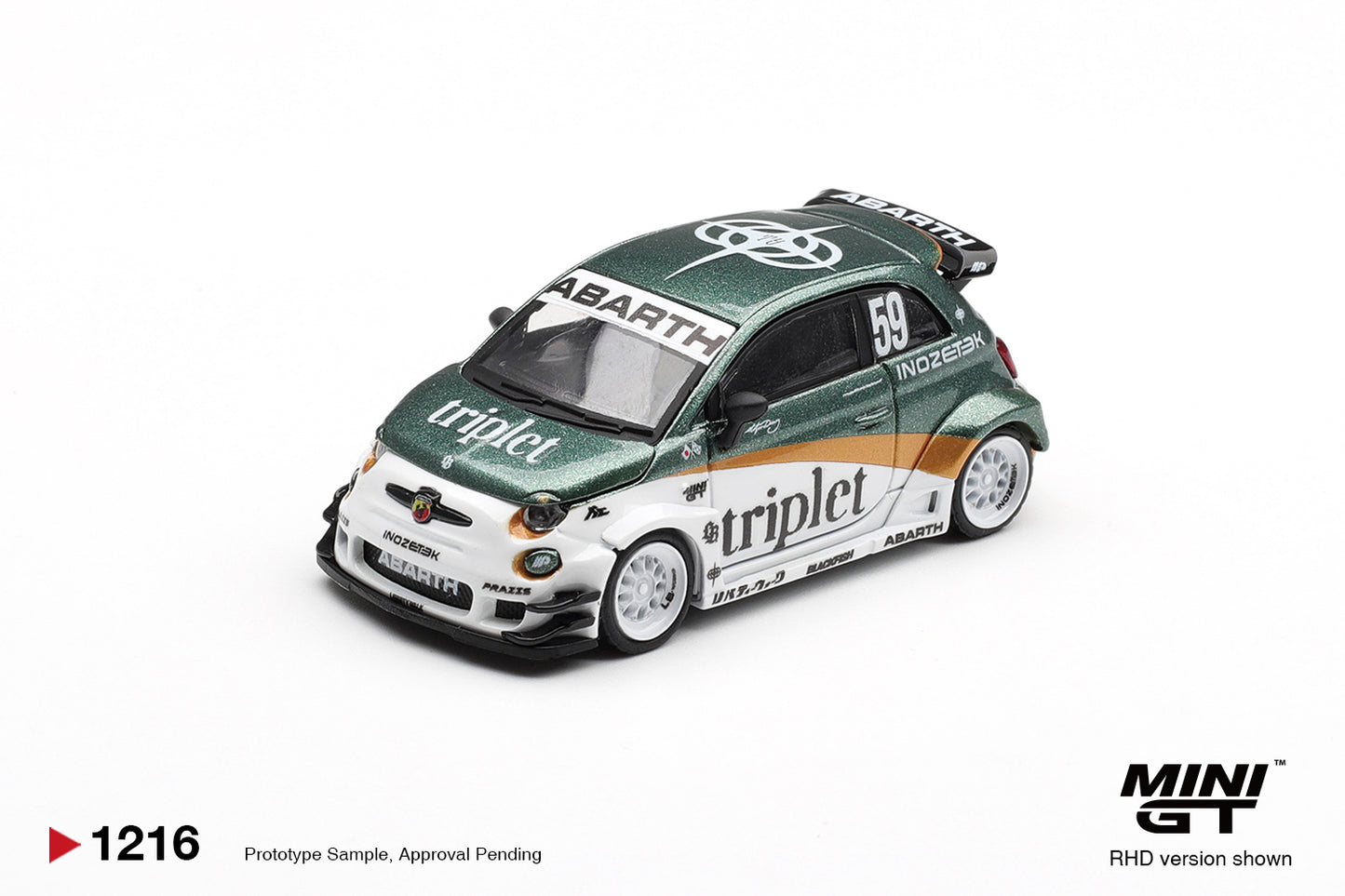 MINI GT 1216 Abarth 595 LB-WORKS TY Edition