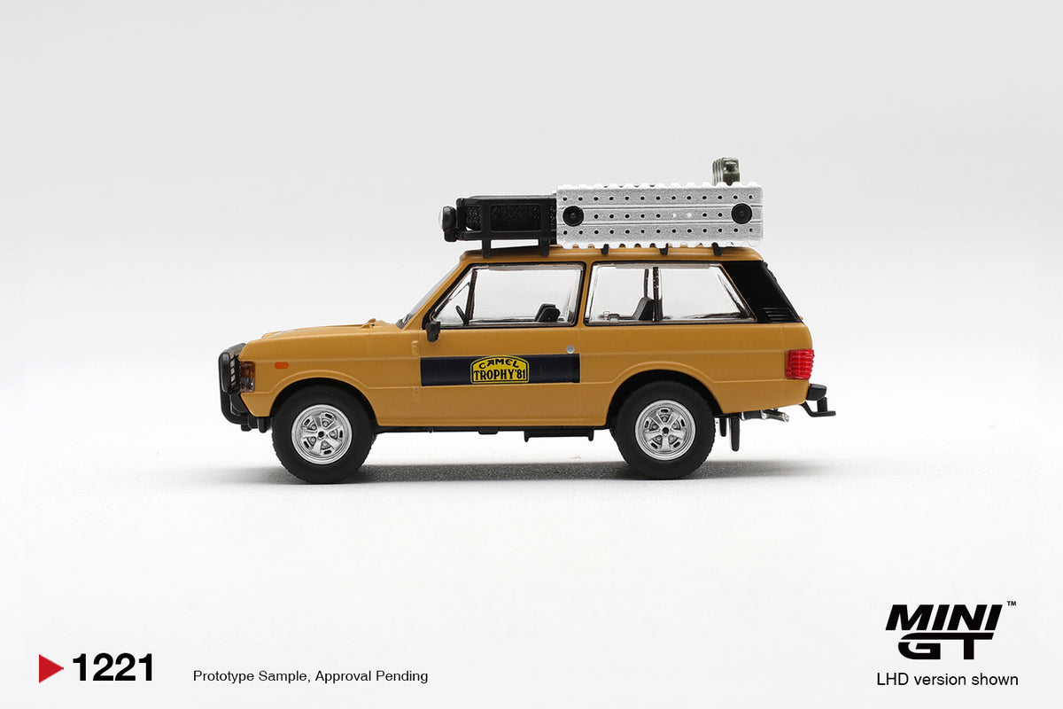 MINI GT 1221 Range Rover 1981 Camel Trophy Sumatra K.Stoppa & A.Valldorf