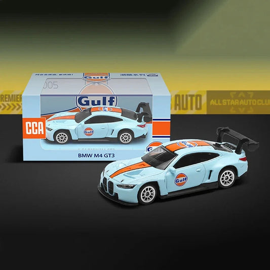 CCA 1:64 BMW M4 GT3 GULF EDITION WITH ATCYLIC CASE