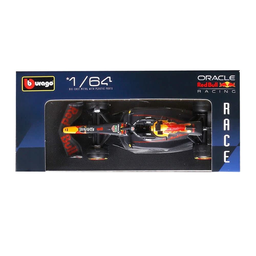 Bburago 2025 Red Bull RB21 Max Verstappen - Scale 1 : 64 Diecast Scale Model with Acrylic Case