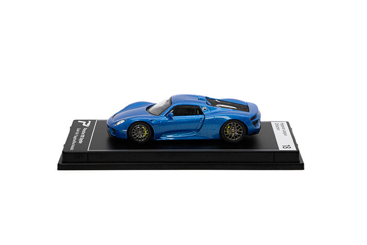 POSTERCARS Porsche 918 Spyder (Sapphire Blue Metallic)