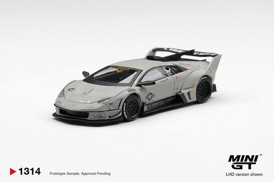 * PRE ORDER * BLISTER MINI GT #1314 1/64 Lamborghini LB-Silhouette WORKS MURCIELAGO GT Evo Fighter (LHD)