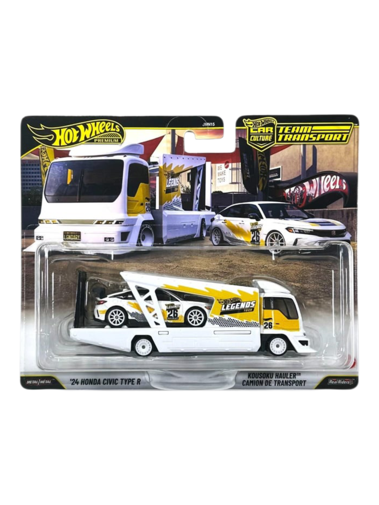 HotWheels Team Transport 24 Honda Civic Type R / Kousoku Camion De Transport
