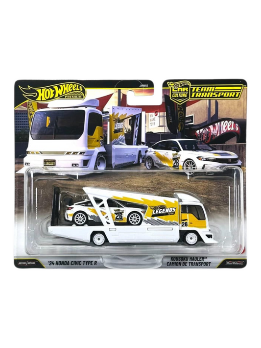 HotWheels Team Transport 24 Honda Civic Type R / Kousoku Camion De Transport