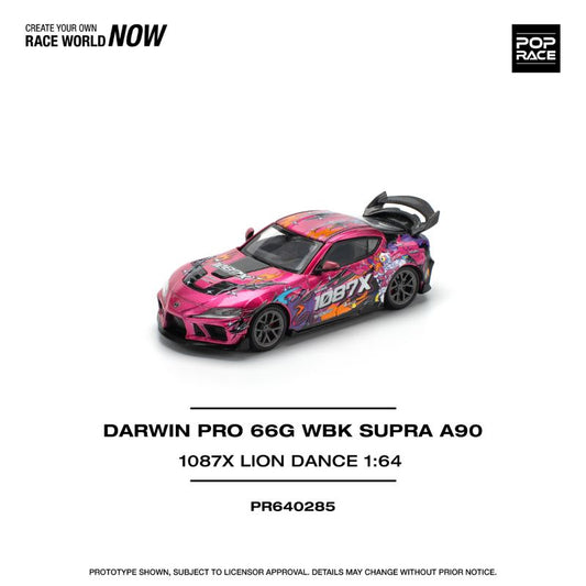 Pop Race Darwin Pro 66G WBK Supra A90 1087X Lion Dance