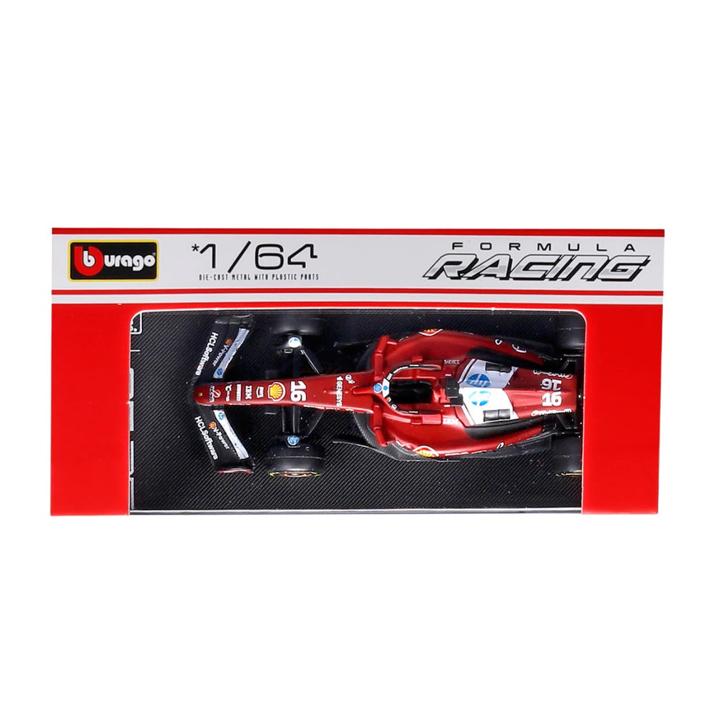 Bburago 2025 Ferrari SF-25 No 16 Charles Leclerc Australia GP - Scale 1 : 64 Diecast Scale Model With Arcylic Case