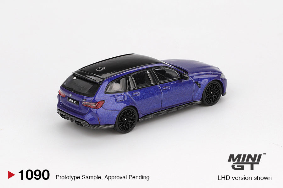Mini GT 1090 BMW M3 Competition Touring Portimao Blue Metallic