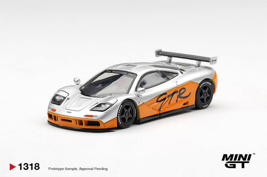* PRE ORDER * BLISTER MINI GT #1318 1/64 McLaren F1 GTR 1995 Presentation (LHD)