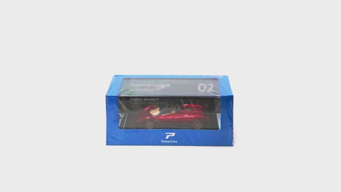 PosterCars - H02 - Pagani Zonda F (Rosso Dubai)