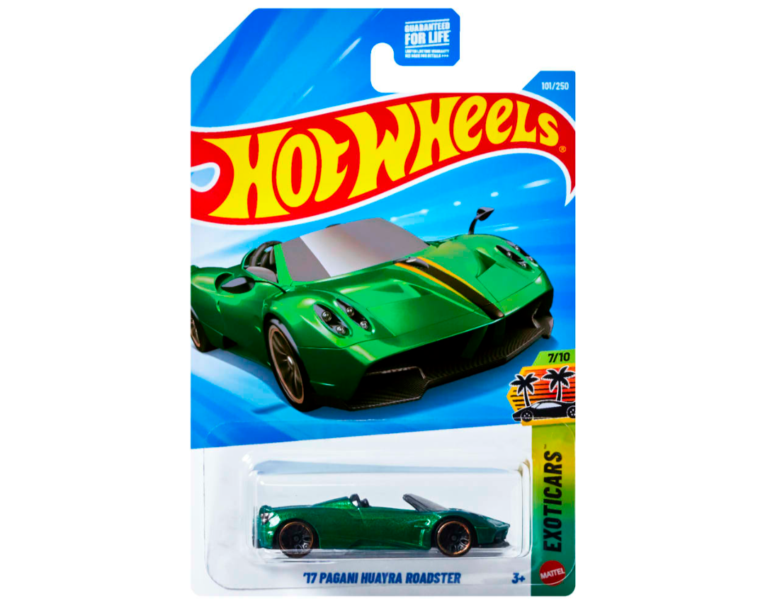 Combo of 3 cars: Imported Hotwheels 17 Pagani Huayra Roadster