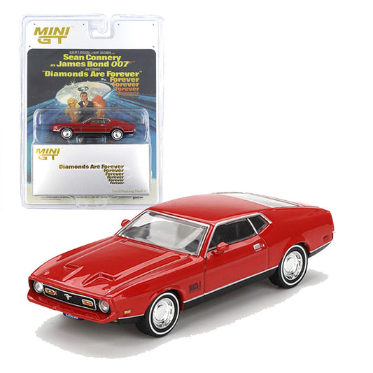 MINI GT 1/64 Ford Mustang Mach 1 – 007 Series “Diamonds Are Forever” | English Blister Packaging