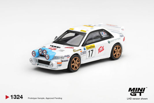 * PRE ORDER * Blister MINI GT #1324 1/64 Subaru Impreza WRC98 #17 1999 Rally Monte-Carlo (LHD)