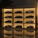 12 Compartment Wooden Display With Light