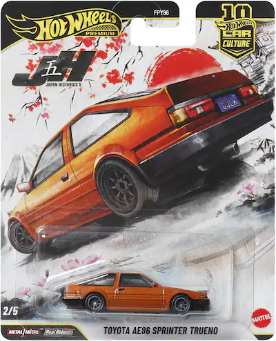 Hot Wheels Premium Japan Historics Toyota AE86 Sprinter Trueno