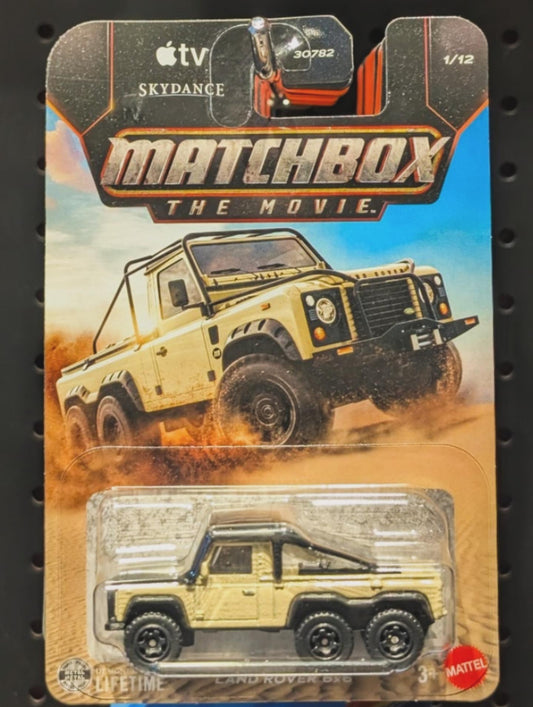 Combo of two cars: Matchbox Landrover 6*6