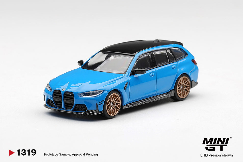 * PRE ORDER * MINI GT #1319 1/64 BMW M3 M Performance Touring Riviera Blue (RHD)