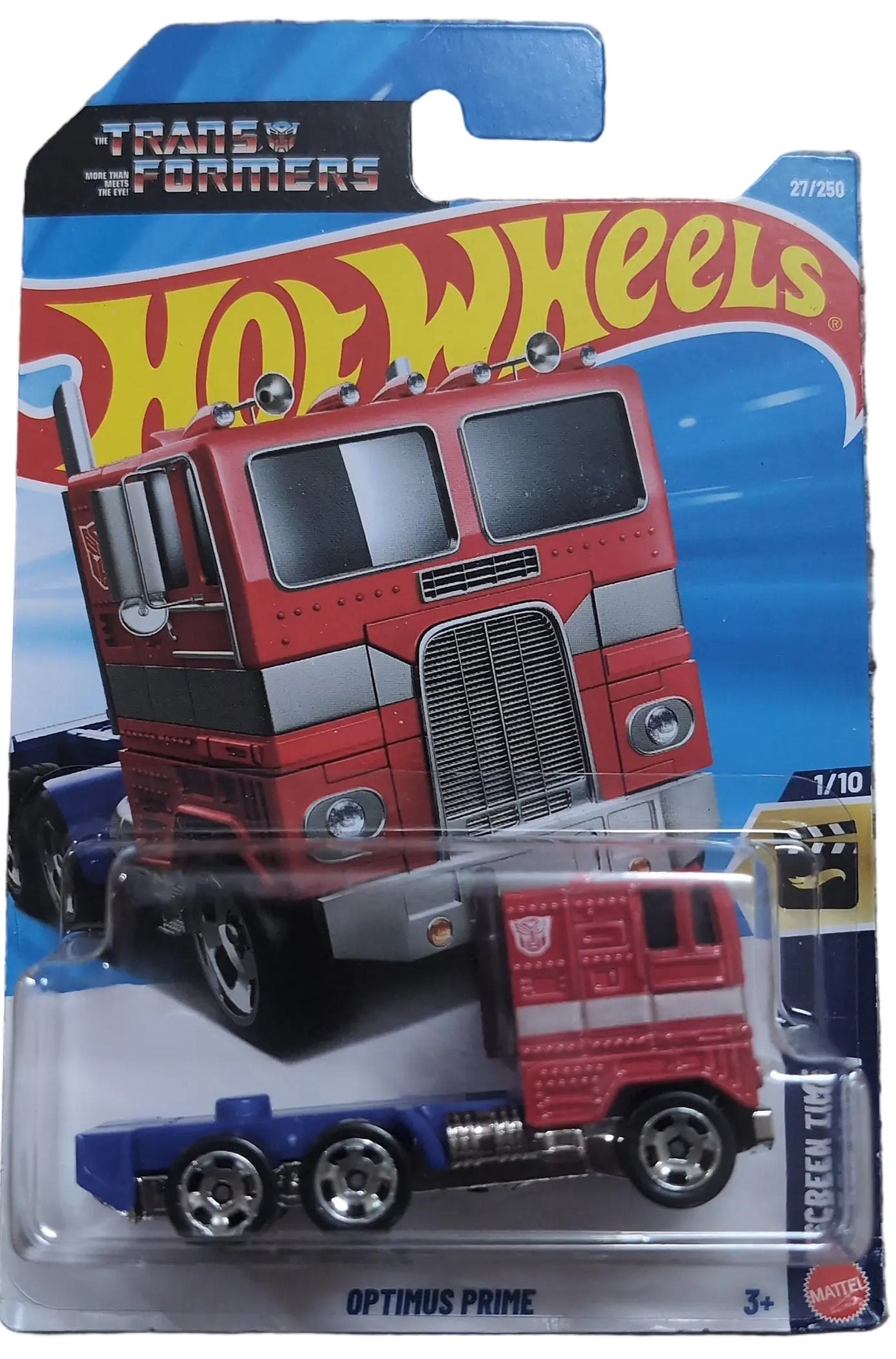 Combo of 3 cars: Imported Hotwheels Optimus Prime