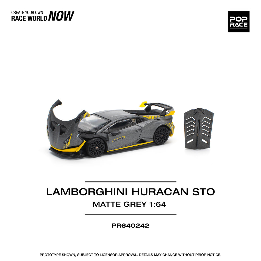POPRACE Lamborghini Huracan STO Matte Grey