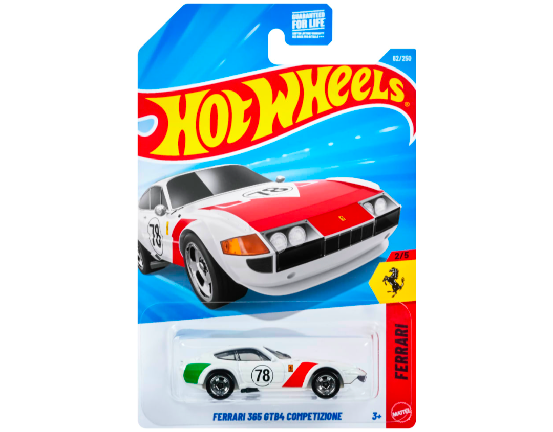 Combo of 3 cars: Hotwheels Ferrari 365 Competizone