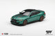 * PRE ORDER * MINI GT #1328 1/64 BMW M4 CS Frozen Isle of Man Green Metallic (RHD)