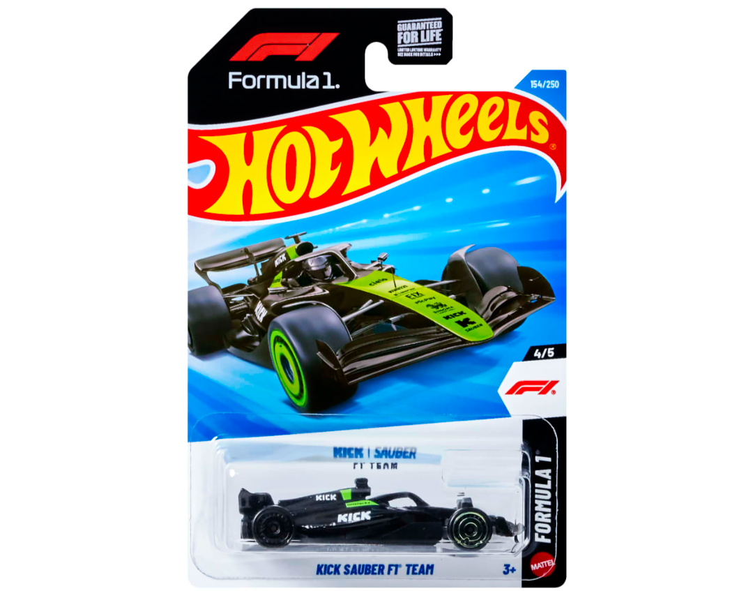 Combo of 3 cars: Hotwheels Kick Sauber F1 Team