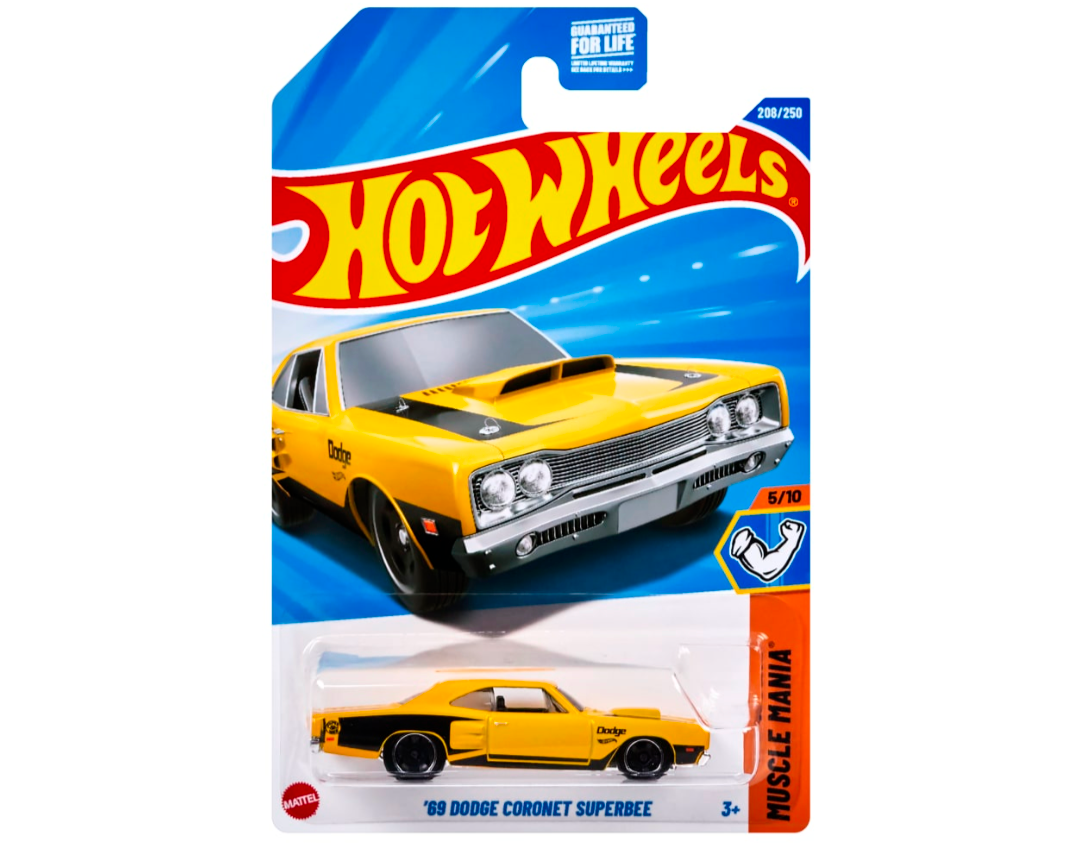 Imported Hotwheels 69 Dodge Coronet SuperBee