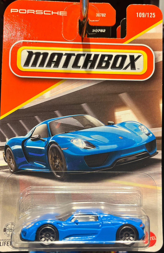 Combo of 2 cars: Matchbox Porsche 918 Spyder