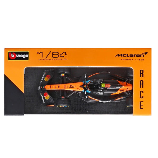 Bburago 2025 McLaren MCL39 Australia GP Lando Norris Australia GP - Scale 1 : 64 Diecast Scale Model With Arcylic Case