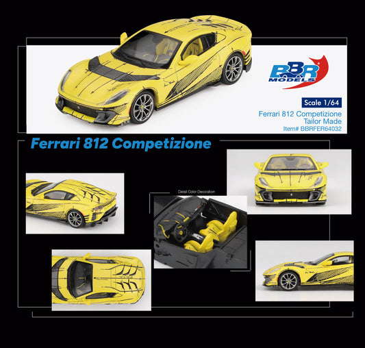 BBR Model Ferrari 812 Competizione Tailor Made