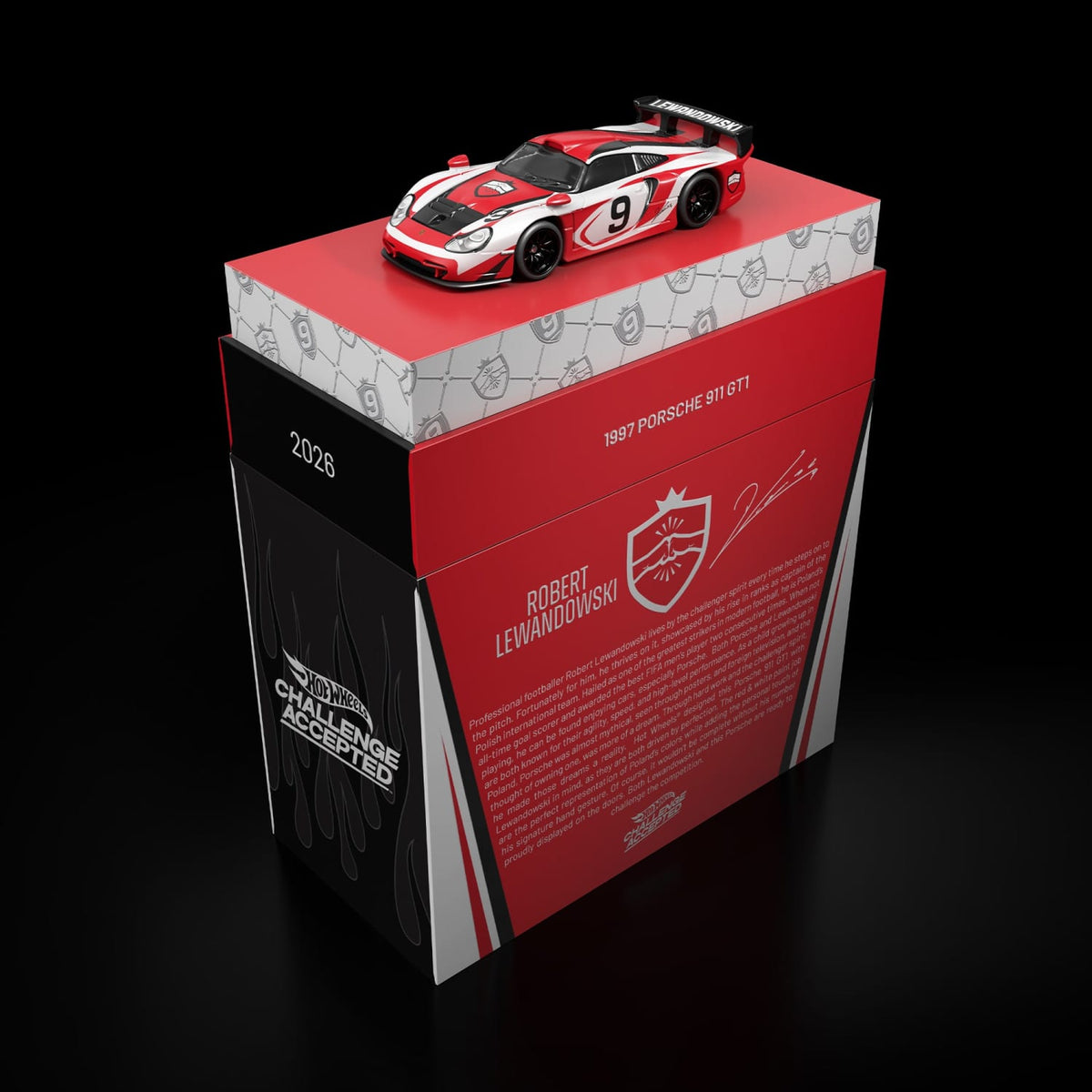 *PRE ORDER* Hot Wheels x Robert Lewandowski x 1997 Porsche 911 GT1
