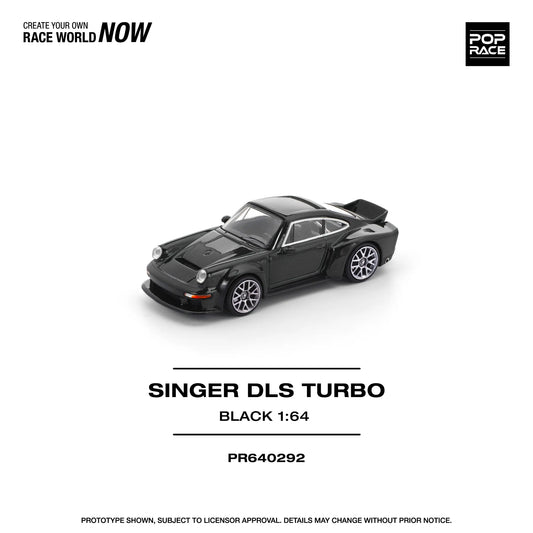 POPRACE PORSCHE SINGER DLS TURBO (ROAD) BLACK PR640292